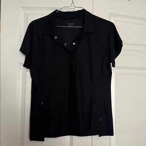 Athleta Black Short Sleeve Top